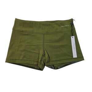 NWT IAB 5-Inch No-Ride Olive army green cheeky booty shorts bodybuilding M (8)